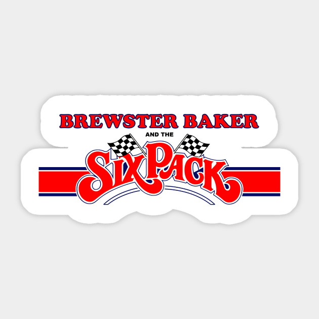 Six Pack Sticker by BigOrangeShirtShop